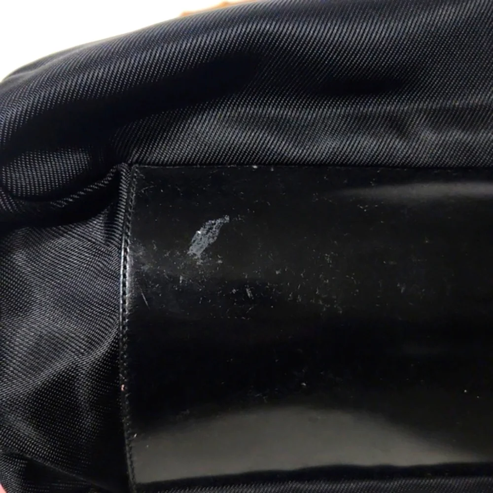 GUCCI Authentic Bamboo Black Classic Nylon Shoulder Bag 000 2058 0509 EUC!! - Picture 13 of 16